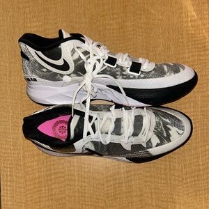 Nike White and Gray Athletic Sneakers